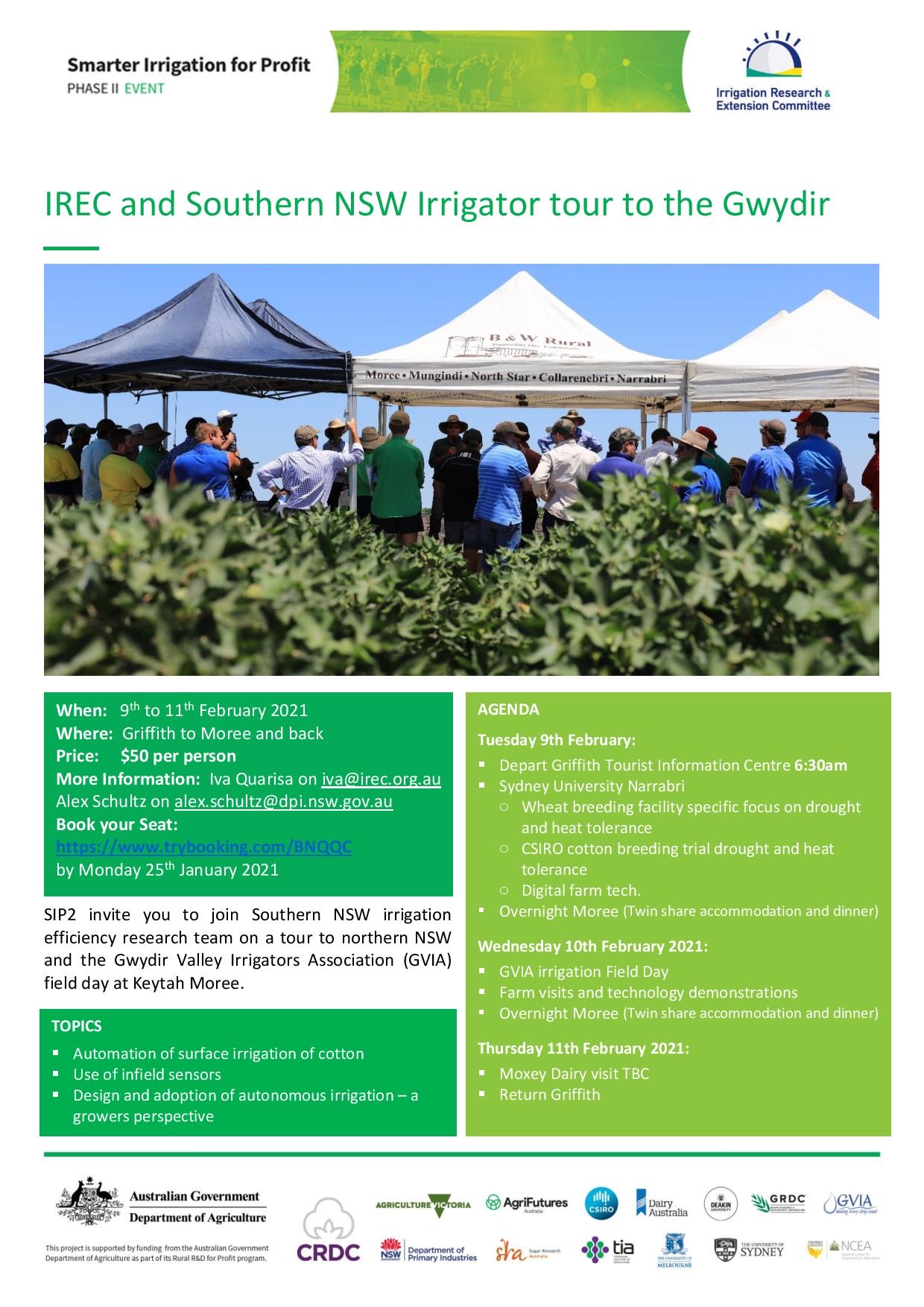 GVIA Irrigation field days