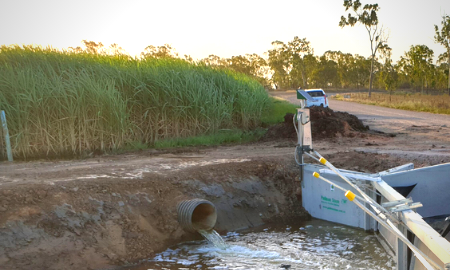 PosiDrive on F10 Bay Outlet in a Cane Farm Application